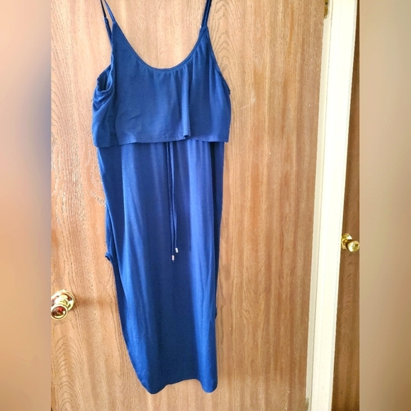 CUPSHE Sleevless Navy Blue Dress - Picture 1 of 8